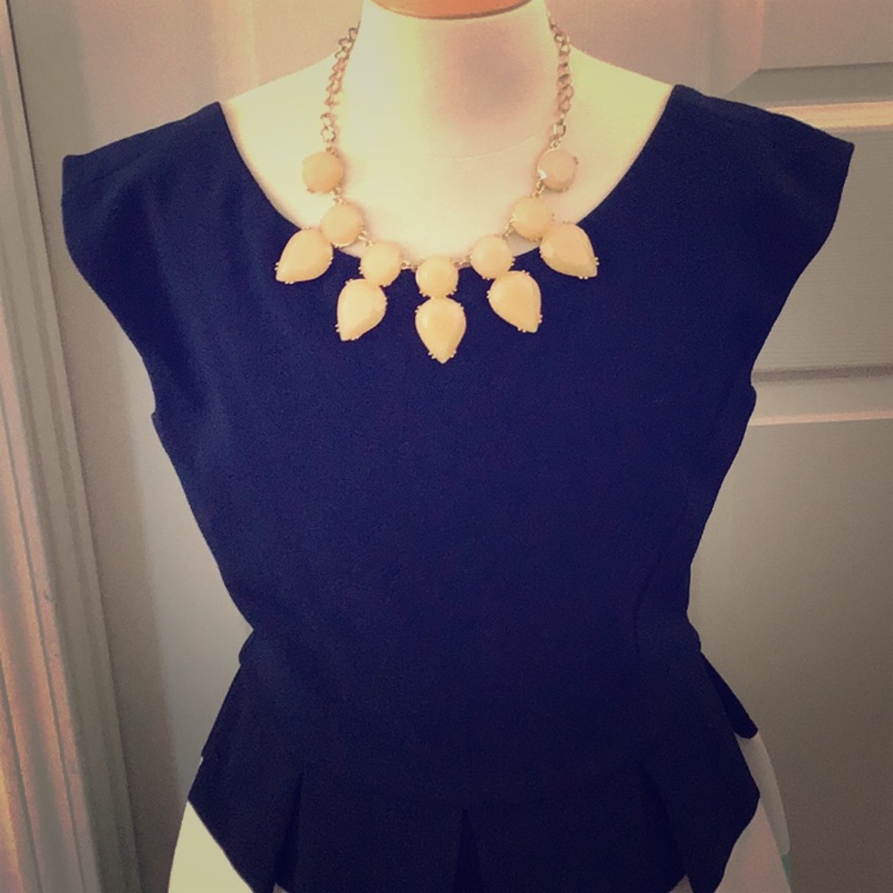 TIANA B. blue/white striped dress! 👗